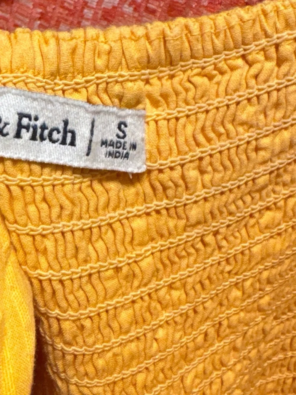 Abercombie and Fitxh Yellow Tiered V-Neck Maxi Dress - Brand Unspecified